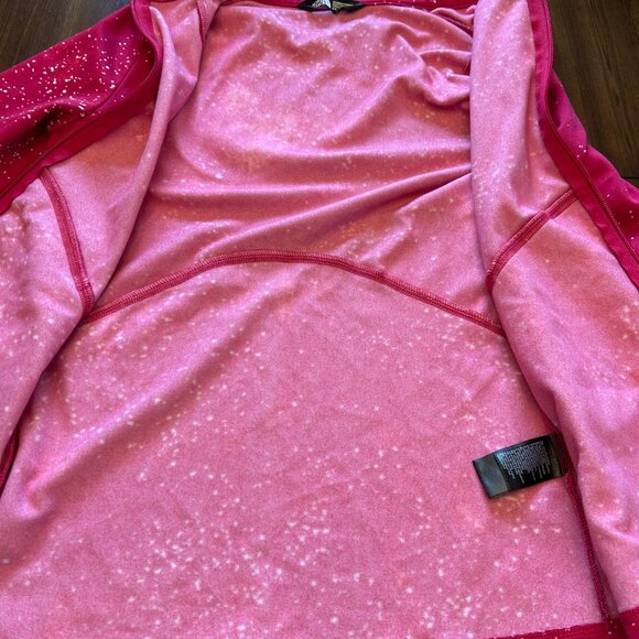 The North Face Women's Full Zip Jacket Galaxy Splatter Dark Pink Size Small - Picture 6 of 16